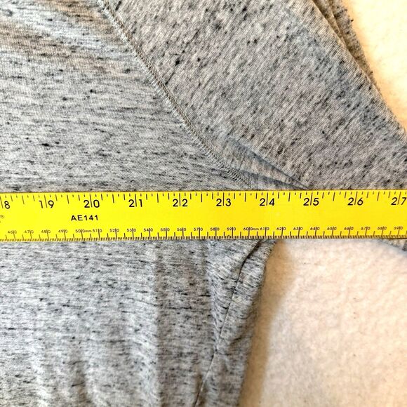 Banana Republic Mens Long Sleeve T-Shirt Sz XL Gray White Buttons Pullover - Picture 7 of 9